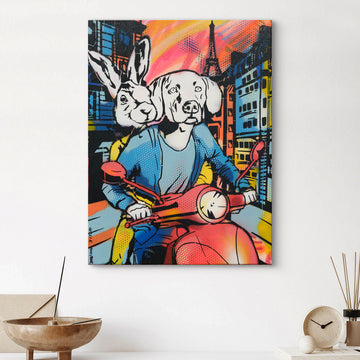 Paris is Go, Go, Go (Original Painting)