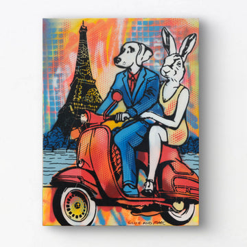 Paris is the City of Love (Original Painting)