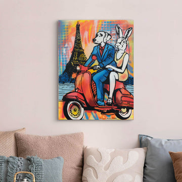 Paris is the City of Love (Original Painting)