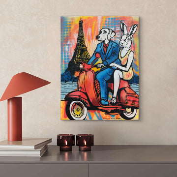 Paris is the City of Love (Original Painting)