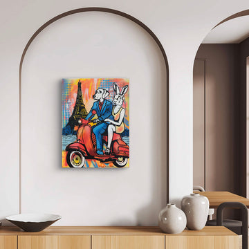 Paris is the City of Love (Original Painting)