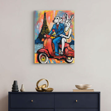 Paris is the City of Love (Original Painting)