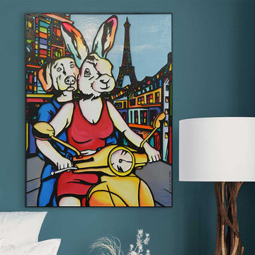 Paris is the Lovers City (Original Painting)