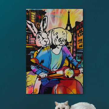 Parisian Joyride (Original Painting) (Copy)