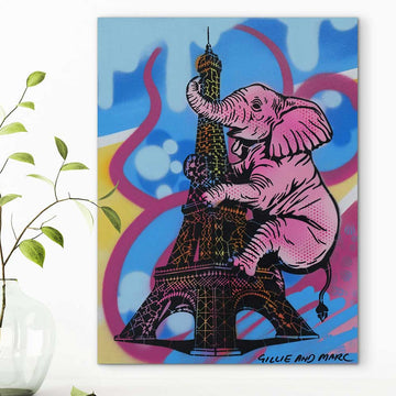 Pink Elephant (Original Painting)