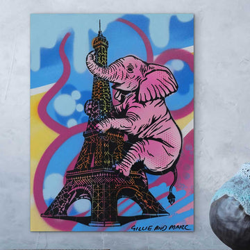 Pink Elephant (Original Painting)