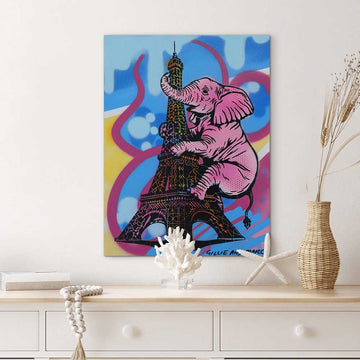 Pink Elephant (Original Painting)