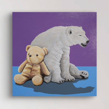 Polar Bear Love (Original Painting)