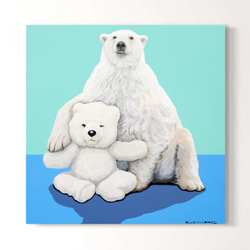 Polar Bear is Happy (Original Painting)