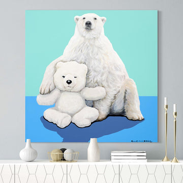 Polar Bear is Happy (Original Painting)