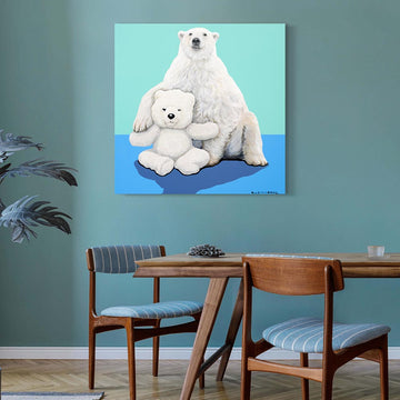 Polar Bear is Happy (Original Painting)