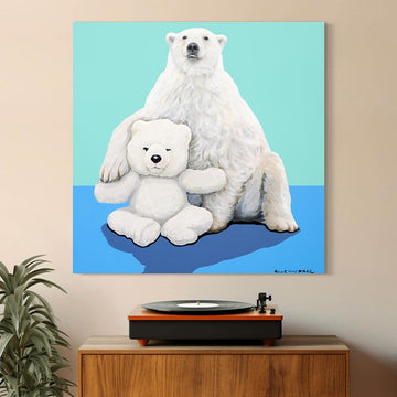 Polar Bear is Happy (Original Painting)