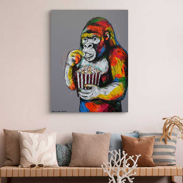 Popcorn Bliss (Original Painting)