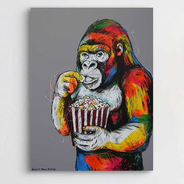 Popcorn Bliss (Original Painting)