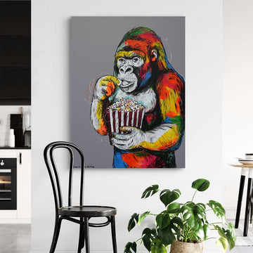 Popcorn Bliss (Original Painting)