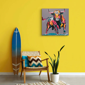 Power Bull (Original Painting)