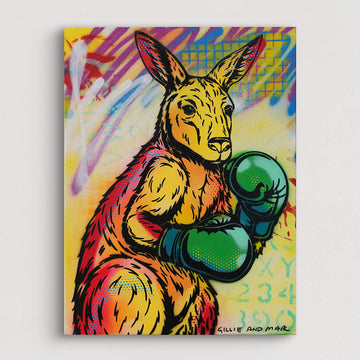 Punchy Roo (Original Painting)