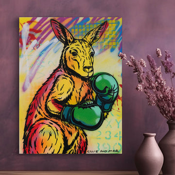 Punchy Roo (Original Painting)