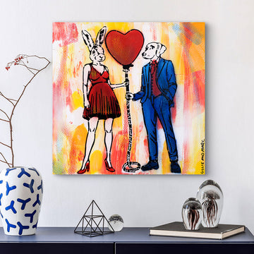 Red Balloon Power (Original Painting)