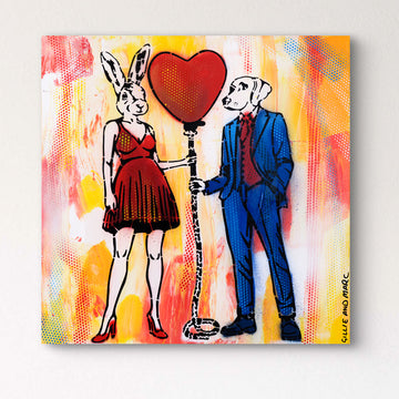 Red Balloon Power (Original Painting)