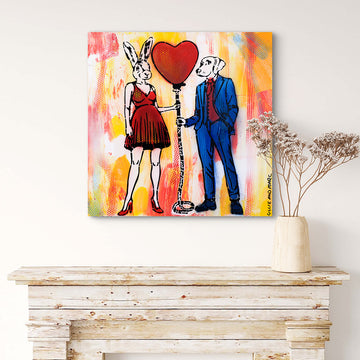 Red Balloon Power (Original Painting)