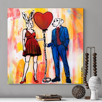 Red Balloon Power (Original Painting)