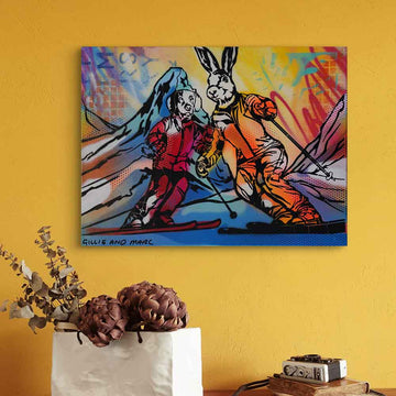 Race to the Bottom (Original Painting)