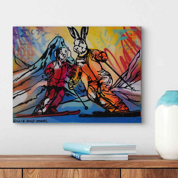 Race to the Bottom (Original Painting)