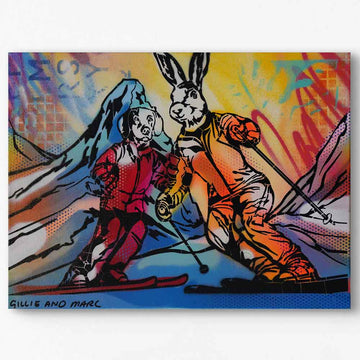 Race to the Bottom (Original Painting)