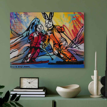 Race to the Bottom (Original Painting)