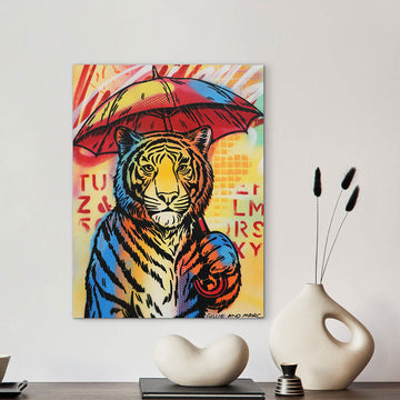 Raining Tigers (Original Painting)