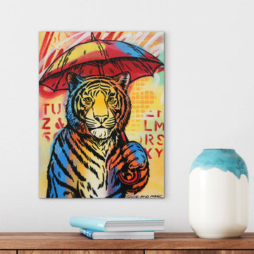Raining Tigers (Original Painting)