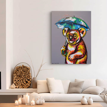 Rainy Day Koala (Original Painting)