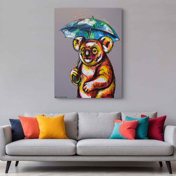 Rainy Day Koala (Original Painting)