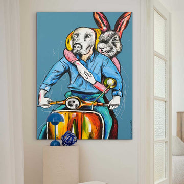 Ready to Ride Again (Original Painting)