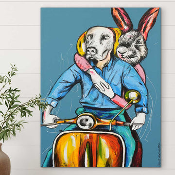 Ready to Ride Again (Original Painting)