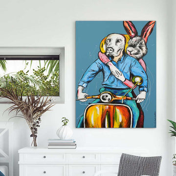 Ready to Ride Again (Original Painting)