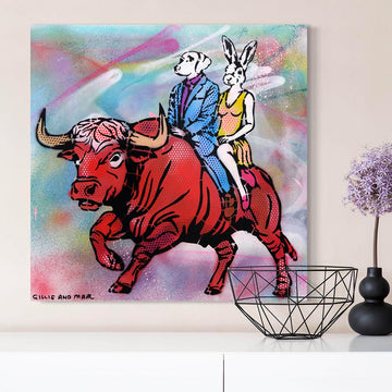 Red Bull (Original Painting)
