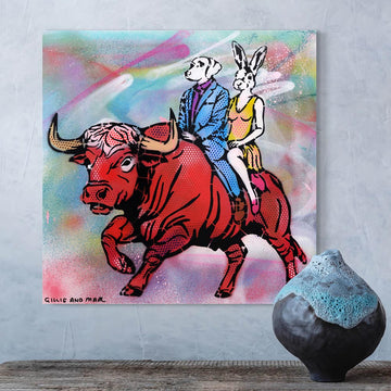 Red Bull (Original Painting)