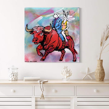 Red Bull (Original Painting)