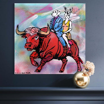 Red Bull (Original Painting)