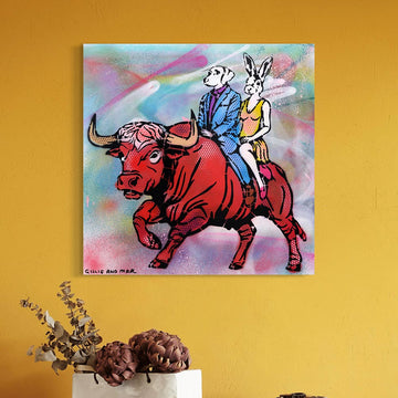 Red Bull (Original Painting)