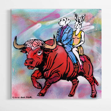 Red Bull (Original Painting)