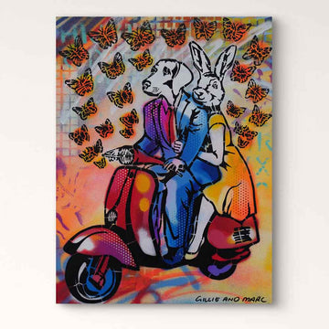 Retro Ride (Original Painting)