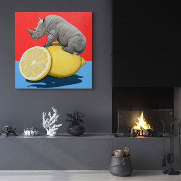 Rhino Lemons (Original Painting)