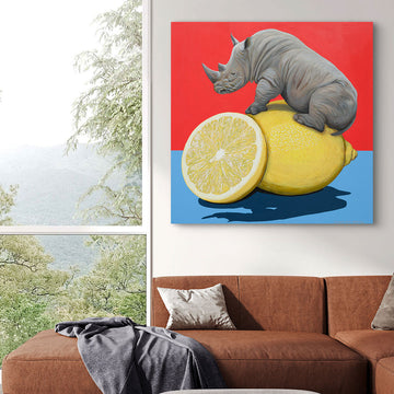 Rhino Lemons (Original Painting)