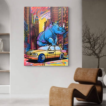 Rhino Made It Big (Original Painting)