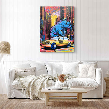 Rhino Made It Big (Original Painting)