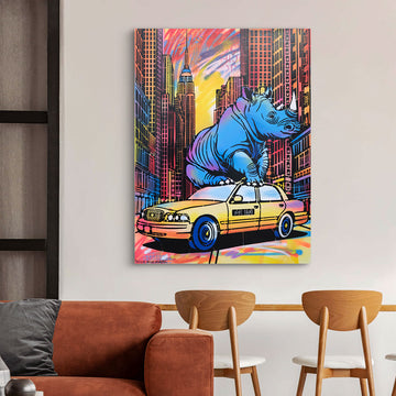 Rhino Made It Big (Original Painting)