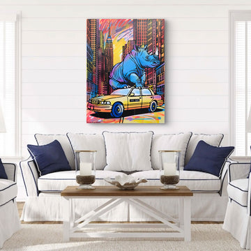 Rhino Made It Big (Original Painting)